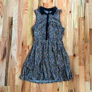 Fit n Flare Retro Flower Shirt Dress